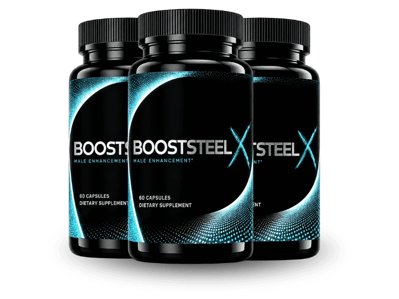 BoostSteelX 3 bottle bundle male enhancement supplement